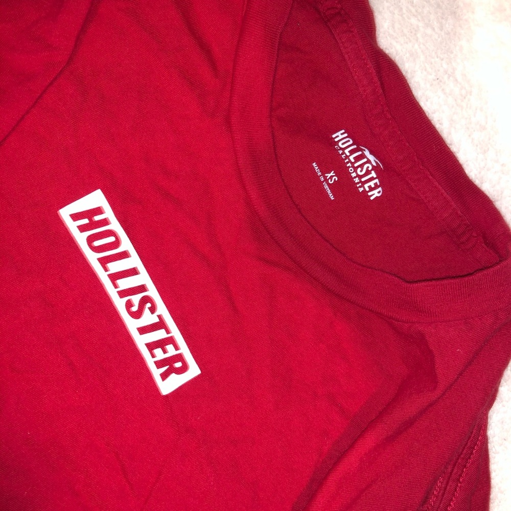 Red Hollister long sleeve